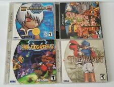 Sega Dreamcast Auction - Sega Dreamcast Games Cannon Spike, Evolution 2, Time Stalkers, Fur Fighters