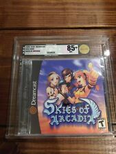Sega Dreamcast Auction - Skies of Arcadia US VGA Graded 85+