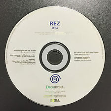 Sega Dreamcast Auction - Rez White Label Promo Disc PAL