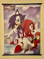 Sega Dreamcast Auction - Sonic Adventure Sega Dreamcast Wall Scroll