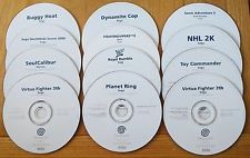 Sega Dreamcast Auction - 12 DC White Discs