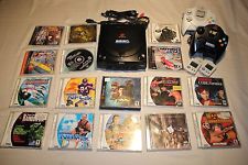 Sega Dreamcast Auction - Sega Sports Edition Dreamcast Black Console Bundle 16 Games 2 controllers 2 VMUs