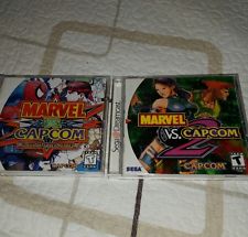 Sega Dreamcast Auction - Marvel Vs Capcom 1 and 2 set