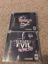 Sega Dreamcast Auction - Dreamcast Resident Evil 2 and 3 Nemesis