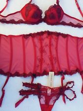 Sexy Lingerie Auction - Lise charmel bra and string Look Fatal Rubis New