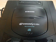 Sega Saturn Auction - Korean Samsung Saturn with NHL Powerplay '96 South Korean Version