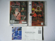 Sega Saturn Auction - The House of the Dead Complete USA
