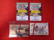 Sega Saturn Auction - 4 Media Cards JPN