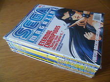 Sega Saturn Auction - 13 Issues of Official Sega Magazine