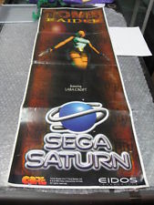 Sega Saturn Auction - Tomb Raider Sega Saturn UK Promo Poster