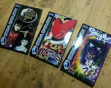 Sega Saturn Auction - 3 custom PAL Saturn cases