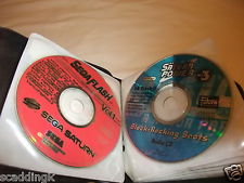 Sega Saturn Auction - CD Wallet of 15 Sega Saturn Demo Discs and Games