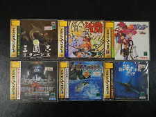 Sega Saturn Auction - Lot of 20 JPN games