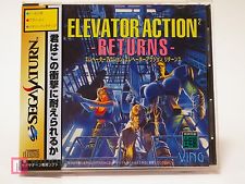 Sega Saturn Auction - Elevator Action Returns JPN