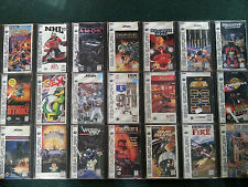 Sega Saturn Auction - Huge Lot of 21 US Sega Saturn games