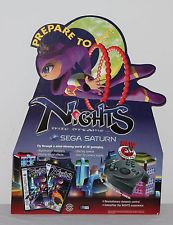 Sega Saturn Auction - Nights Into Dreams Store Standee Display
