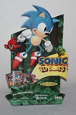 Sega Saturn Auction - Sonic 3D Blast Store Standee Display