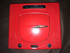 Sega Saturn Auction - Custom Red Sega Saturn Console