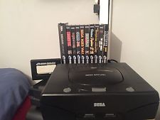 Sega Saturn Auction - PAL Sega Saturn with 10 Games and Accessories