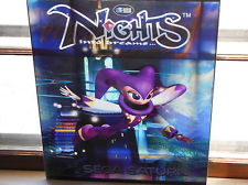 Sega Saturn Auction - Nights Into Dreams Sega Saturn Advertising 3-D Lenticular Image Changing Sign