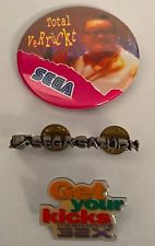 Sega Saturn Auction - 3 Sega Pins