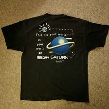 Sega Saturn Auction - Vintage Authentic Sega Saturn Promo 90s T-Shirt