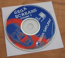 Sega Saturn Auction - Sega Screams Volume 2 the rarest US demo disc