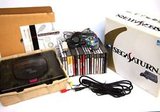 Sega Saturn Auction - Saturn Skeleton console and games