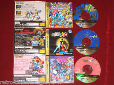 Sega Saturn Auction - All 3 JPN Rockman Games