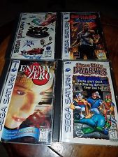 Sega Saturn Auction - 4 great US games