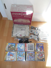 Sega Saturn Auction - JPN Sega Saturn with 8 games