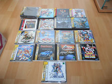 Sega Saturn Auction - 17 JPN Sega Saturn games