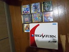 Sega Saturn Auction - JPN Sega Saturn and games