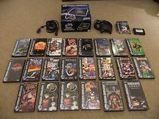 Sega Saturn Auction - PAL Sega Saturn console with rare games