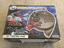 Sega Saturn Auction - Nights into Dreams + 3D Control Pad Australian Version