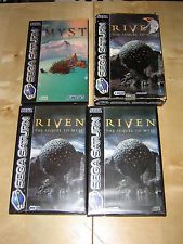 Sega Saturn Auction - PAL Myst and Riven