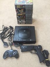 Sega Saturn Auction - Sega Saturn Console and 15 Games PAL