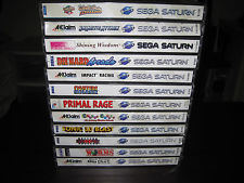 Sega Saturn Auction - Sega Saturn Game Lot US