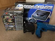 Sega Saturn Auction - Sega Saturn Black Console Bundle