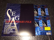 Sega Saturn Auction - Sega Freaks Trading Card Collection and File Binder