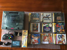 Sega Saturn Auction - Sega Saturn Derby Stallion console with shmups