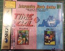 Sega Saturn Auction - Time Gal and Ninja Hayate Brand New Factory Sealed