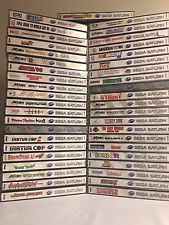 Sega Saturn Auction - Massive US Sega Saturn 43 Game Lot