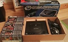 Sega Saturn Auction - PAL Sega Saturn boxed and 18 games