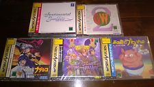 Sega Saturn Auction - 5 JPN games NEW