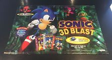 Sega Saturn Auction - Vintage Sega Sonic 3D Blast promo Vinyl Banner