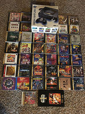 Sega Saturn Auction - Sega Saturn with 44 Japanese and PAL games