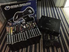 Sega Saturn Auction - Sega Saturn Black Console PAL