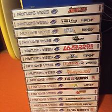 Sega Saturn Auction - Sega Saturn with contollers and games