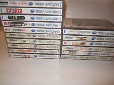 Sega Saturn Auction - 16 Sega Saturn Game lot